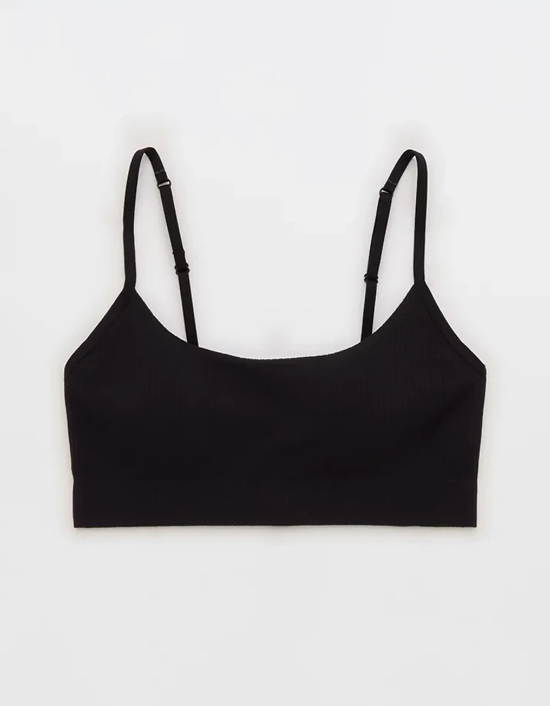 Superchill Seamless Rib Padded Scoop Bralette