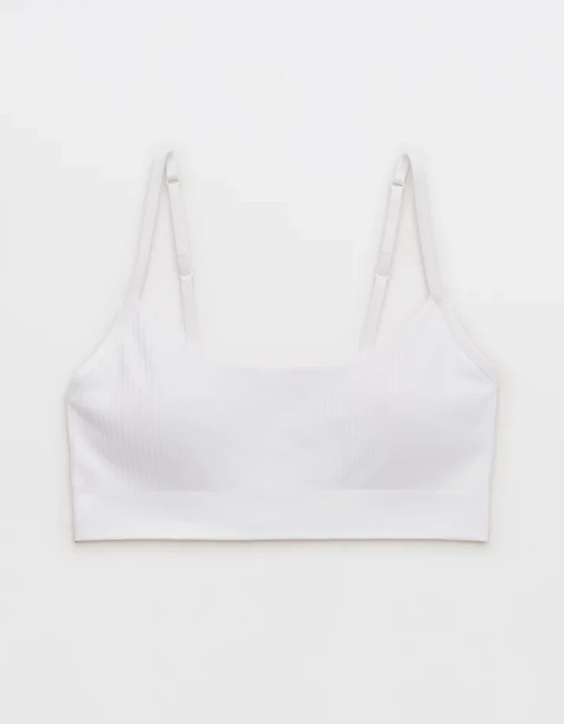 Superchill Seamless Rib Padded Scoop Bralette