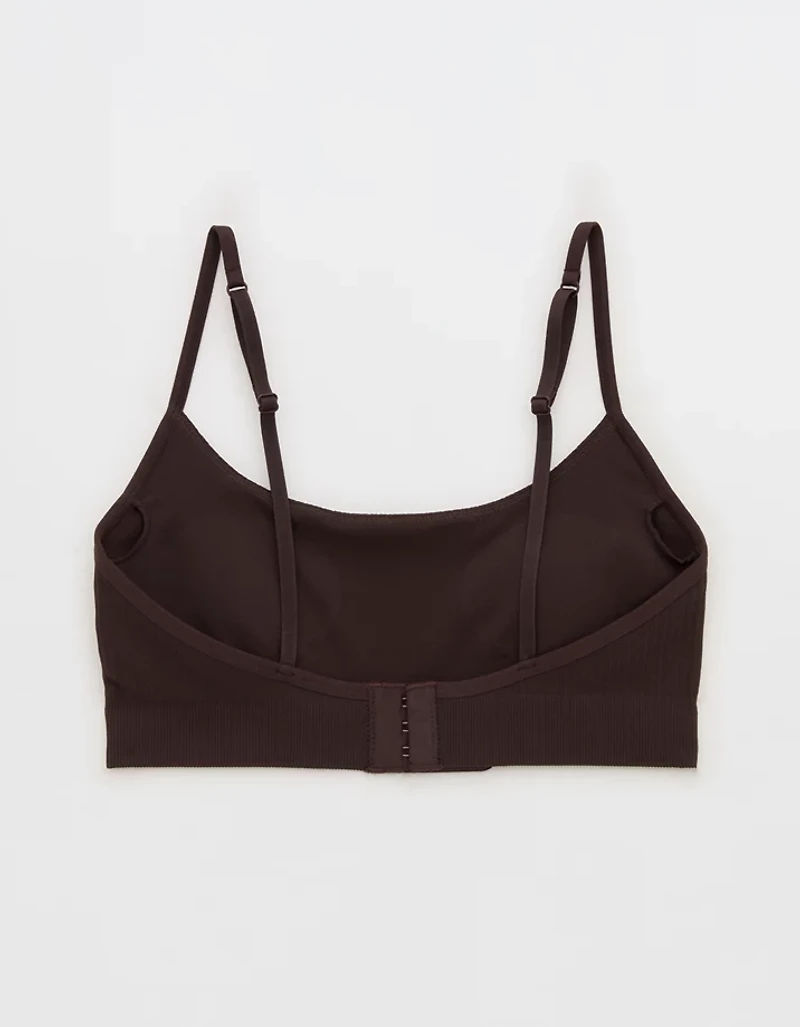 Superchill Seamless Rib Padded Scoop Bralette