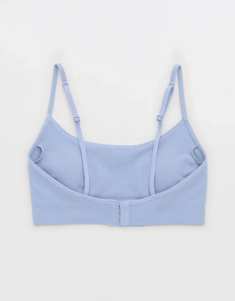 Superchill Seamless Rib Padded Scoop Bralette