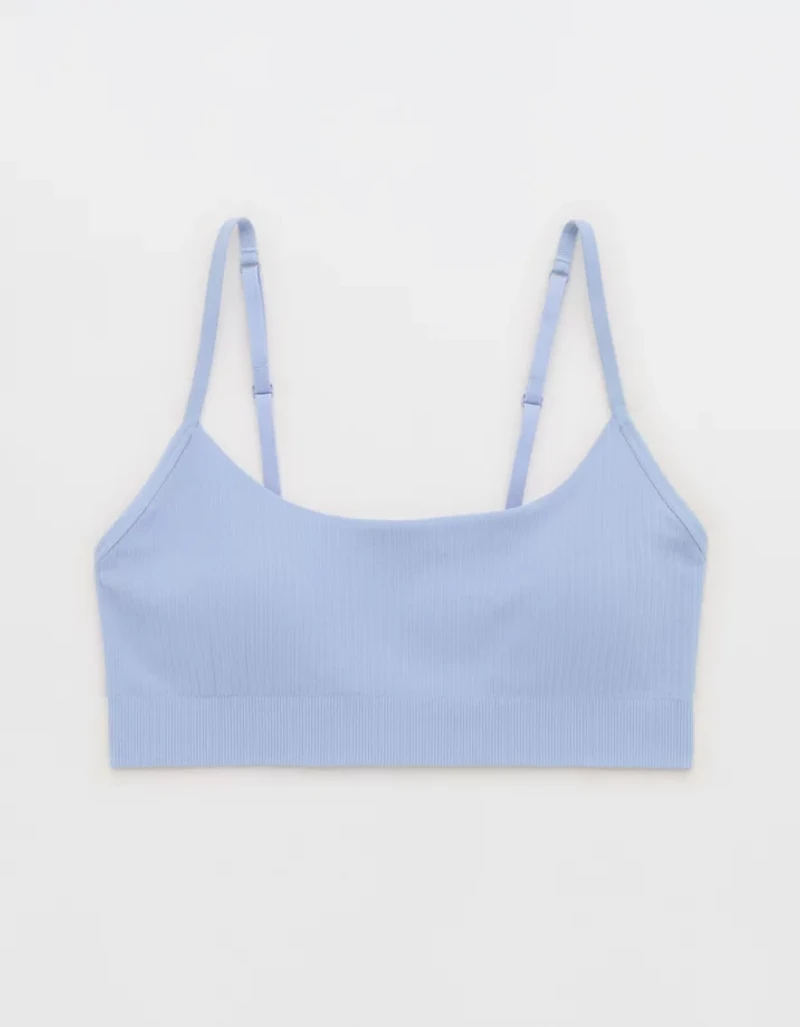 Superchill Seamless Rib Padded Scoop Bralette