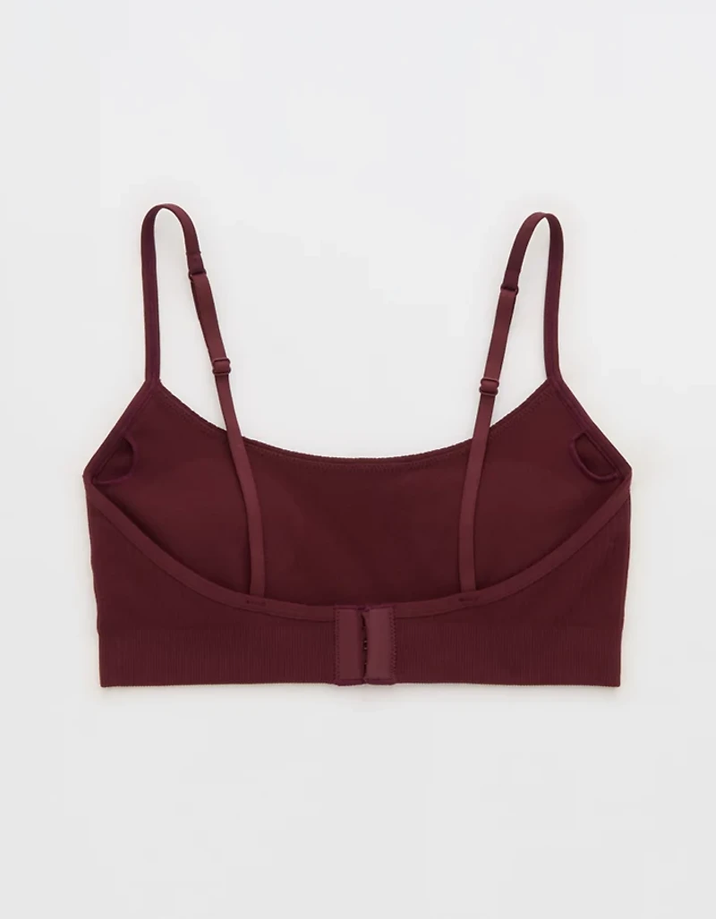 Superchill Seamless Rib Padded Scoop Bralette