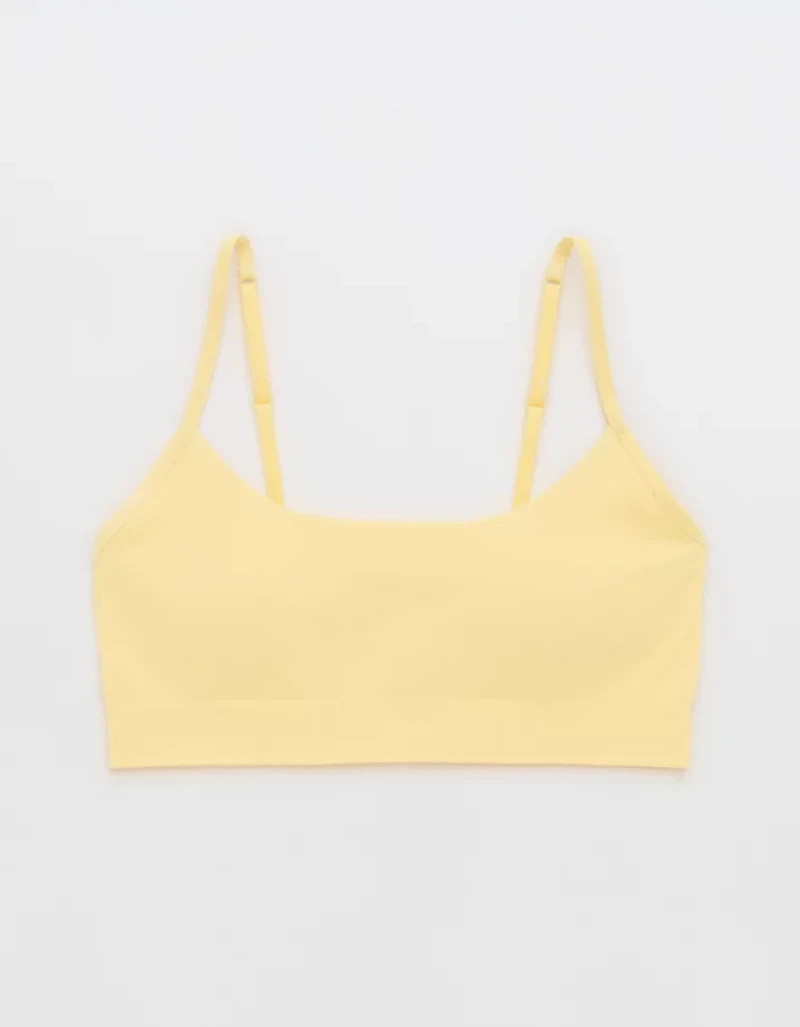 Superchill Seamless Rib Padded Scoop Bralette