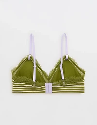 Superchill Cotton Rib Padded Triangle Bralette