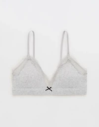 Superchill Cotton Rib Triangle Bralette
