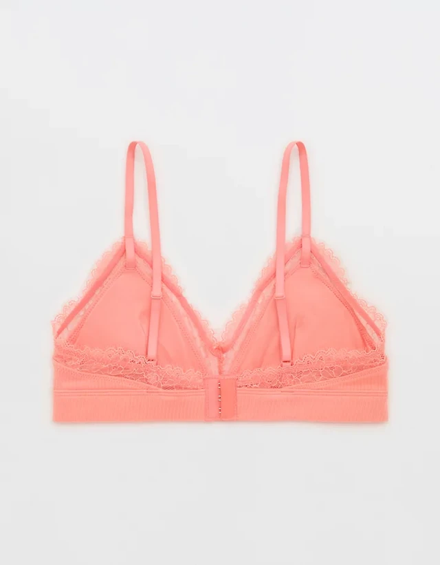 Superchill Cotton Rib Padded Triangle Bralette