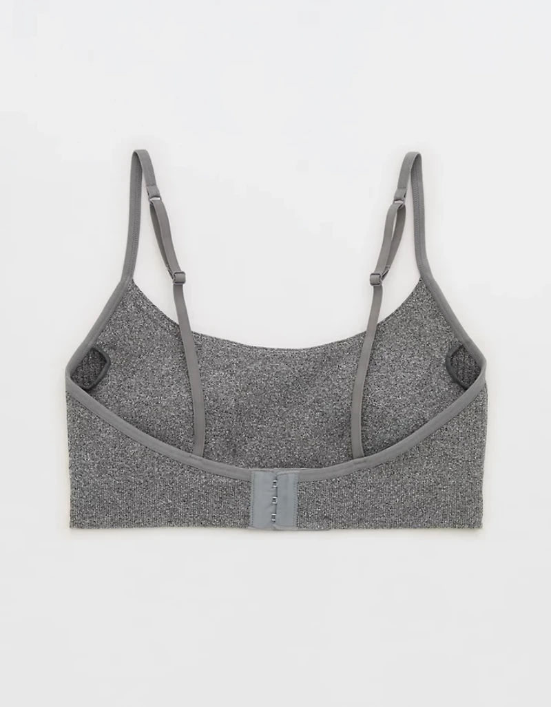 Superchill Seamless Rib Padded Scoop Bralette