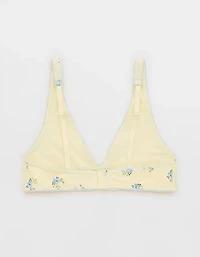 OVERSLEPT by Aerie Cotton Plunge Bralette