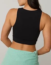 OFFLINE By Aerie Real Me XTRA High Neck Sports Bra