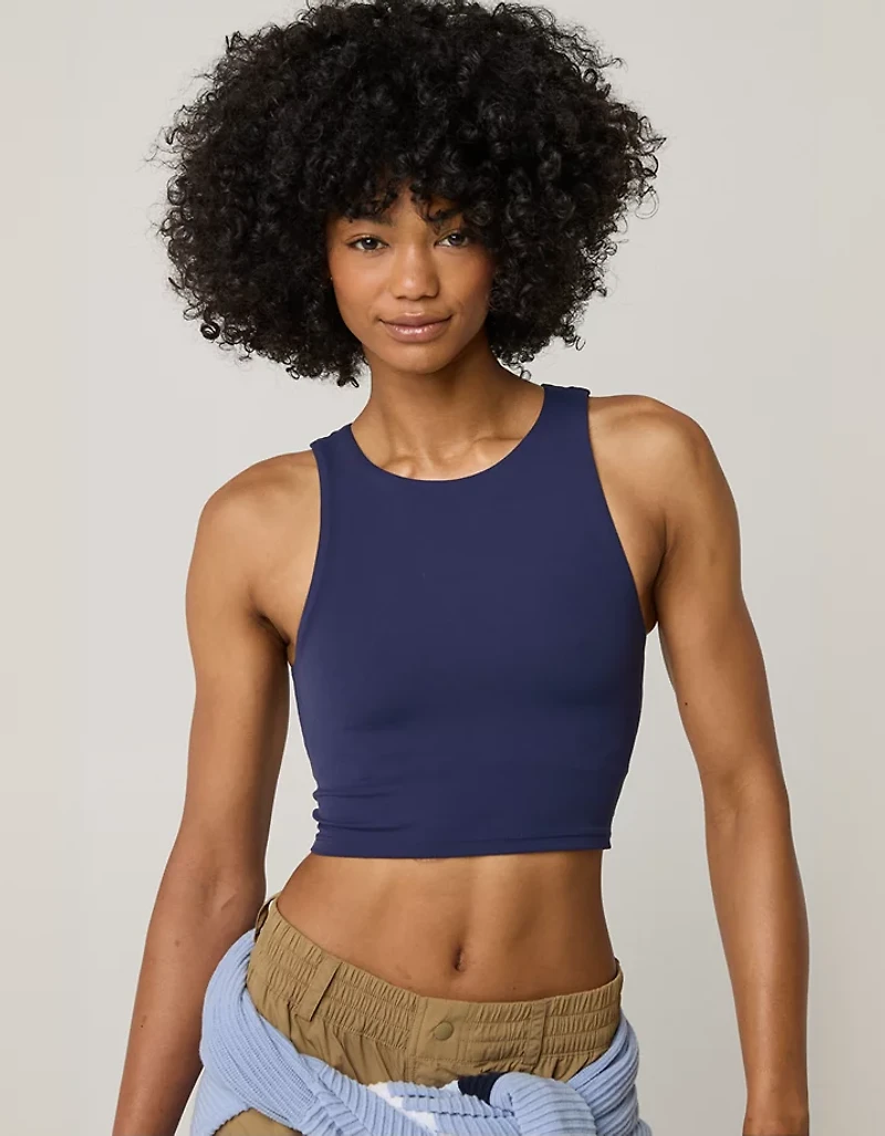 OFFLINE By Aerie Real Me XTRA High Neck Sports Bra