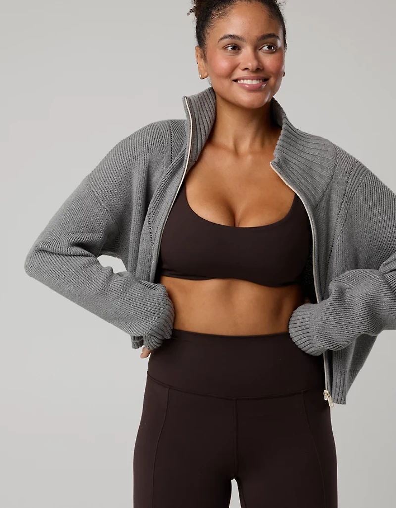 OFFLINE By Aerie The Hugger Curved Band Sports Bra