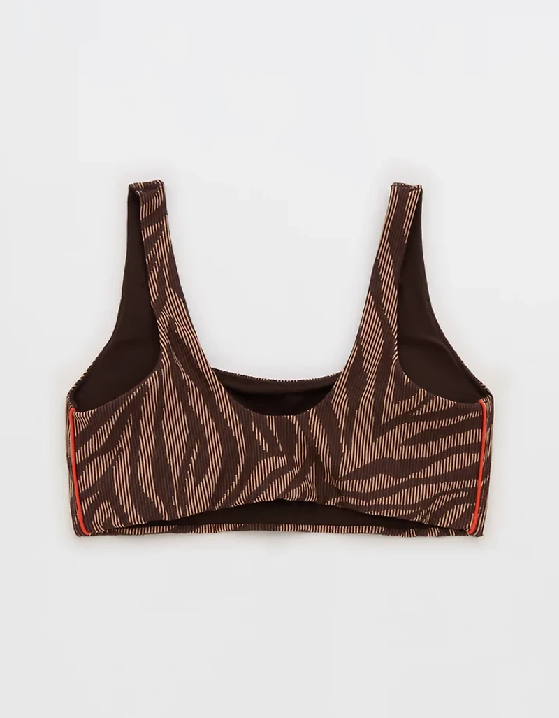 OFFLINE By Aerie Stripe Rib Classic Sports Bra