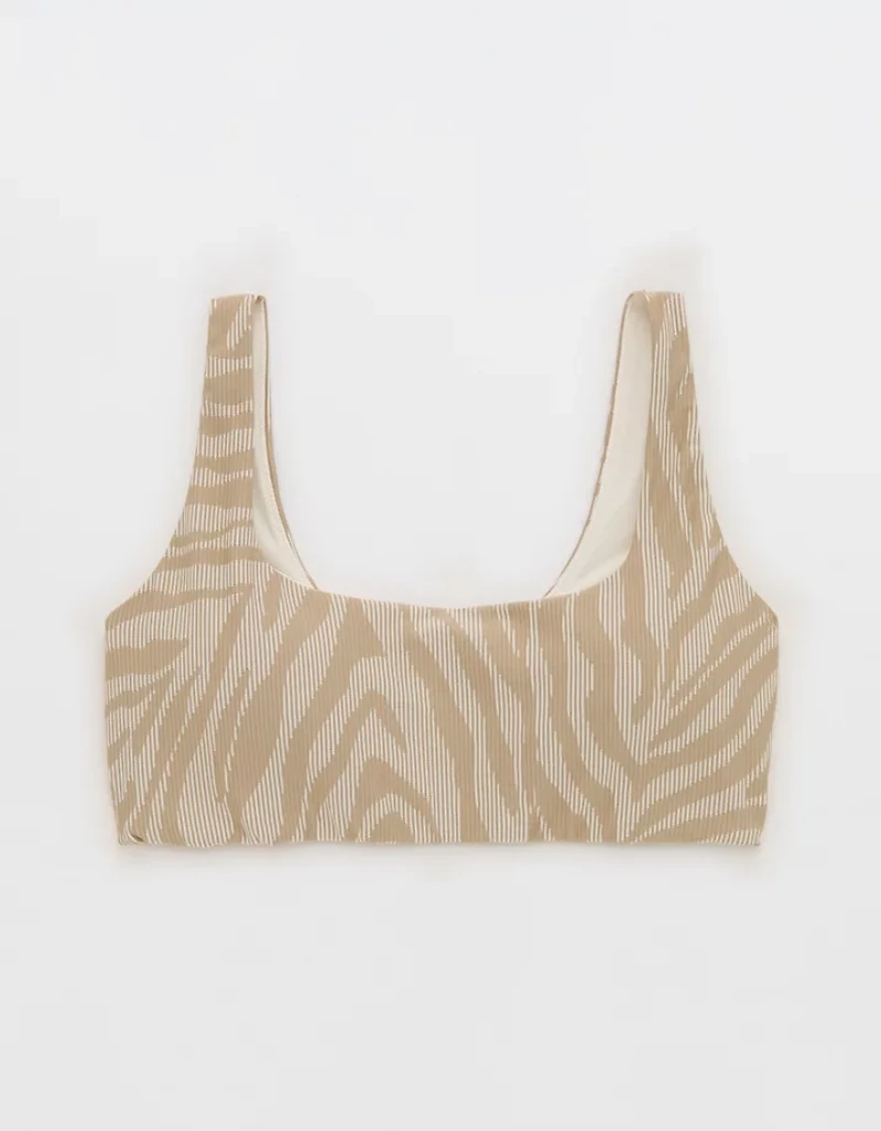 OFFLINE By Aerie Stripe Rib Classic Sports Bra