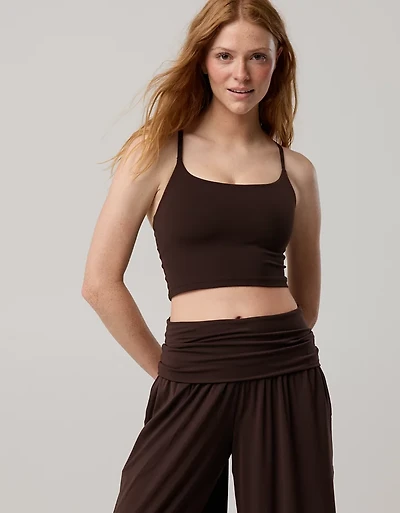 OFFLINE By Aerie Real Me Xtra Strappy Longline Sports Bra