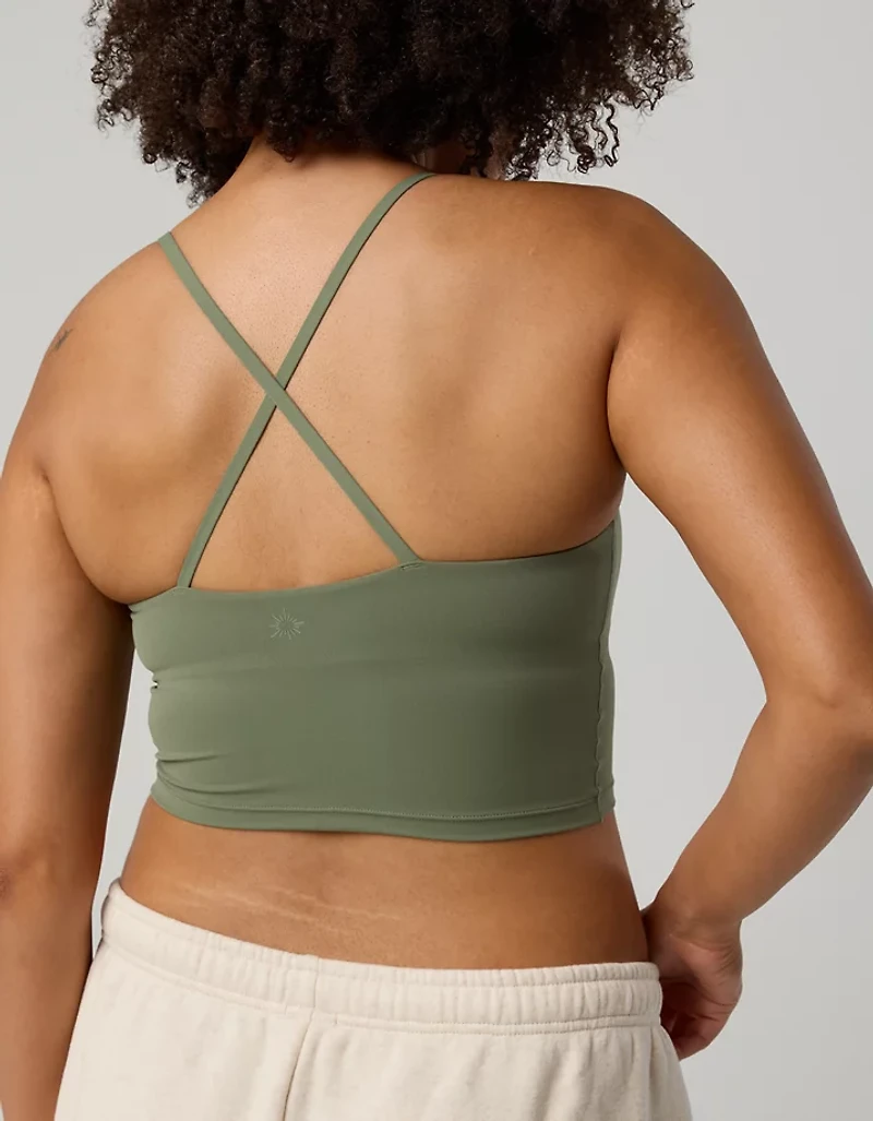 OFFLINE By Aerie Real Me Xtra Strappy Longline Sports Bra