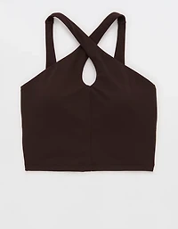 OFFLINE By Aerie Real Me XTRA Criss Cross High Neck Sports Bra