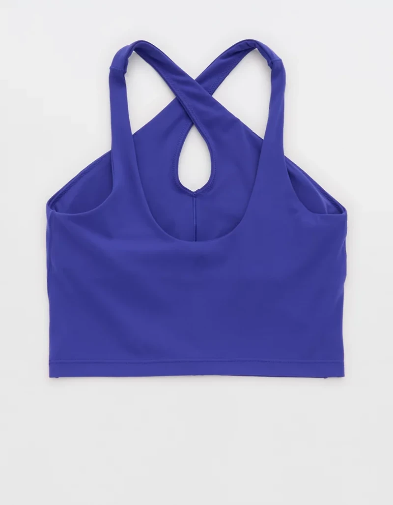 OFFLINE By Aerie Real Me XTRA Criss Cross High Neck Sports Bra