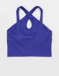 OFFLINE By Aerie Real Me XTRA Criss Cross High Neck Sports Bra