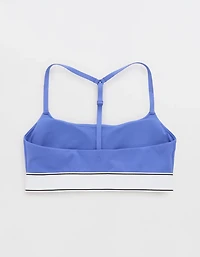 OFFLINE By Aerie The Hugger Logo Elastic Sports Bra