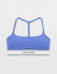OFFLINE By Aerie The Hugger Logo Elastic Sports Bra