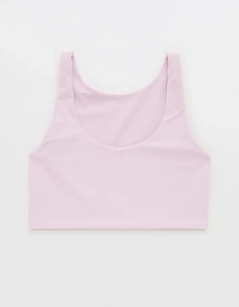 OFFLINE By Aerie Real Me XTRA Rib Switch Up High Neck Sports Bra