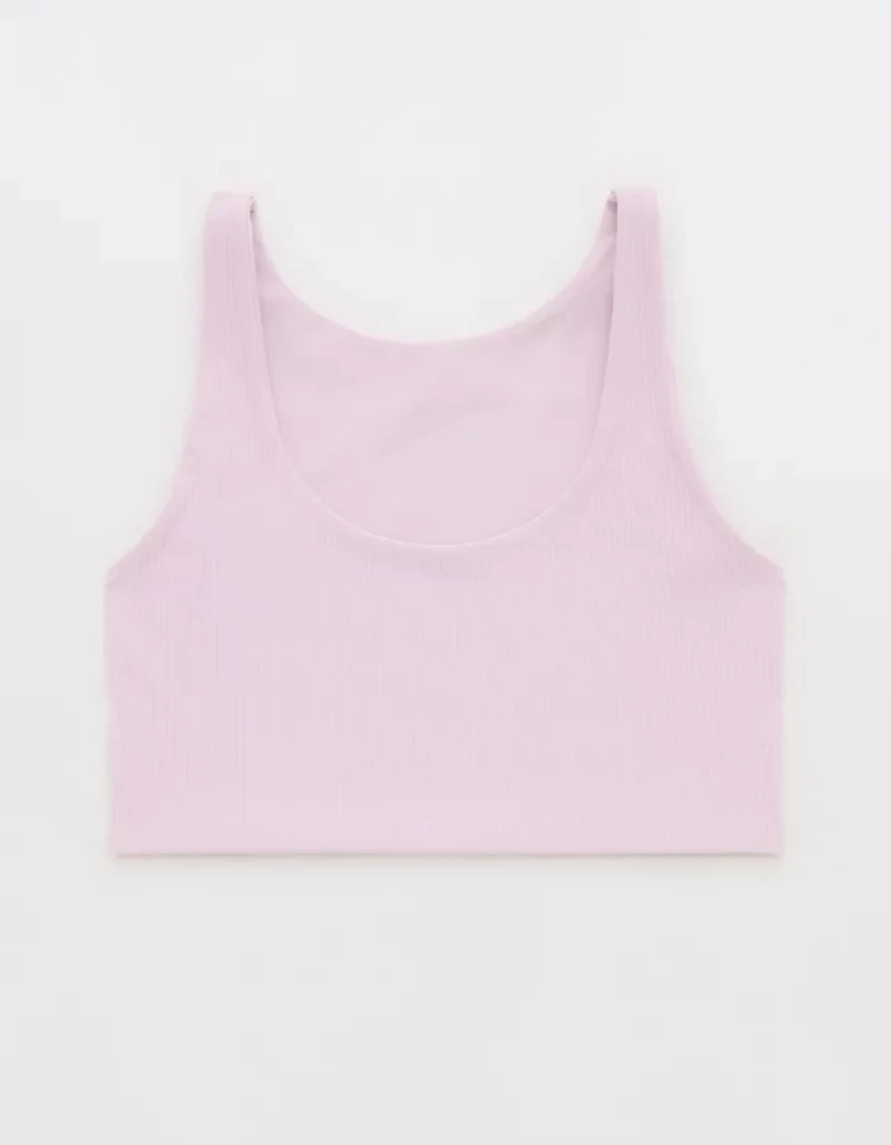 OFFLINE By Aerie Real Me XTRA Rib Switch Up High Neck Sports Bra