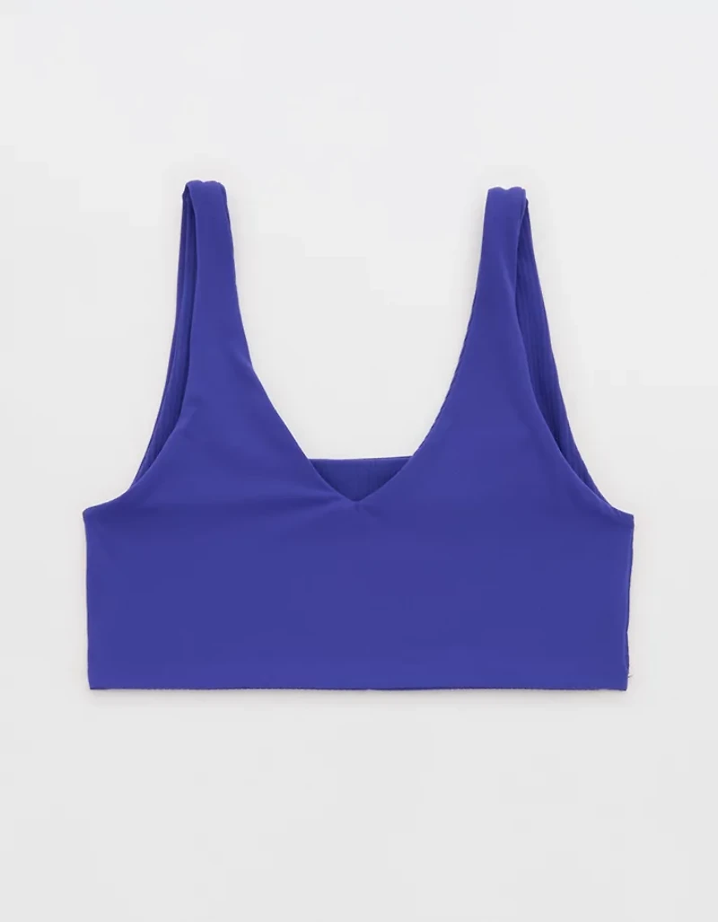 OFFLINE By Aerie Real Me XTRA Rib Switch Up V-Neck Sports Bra