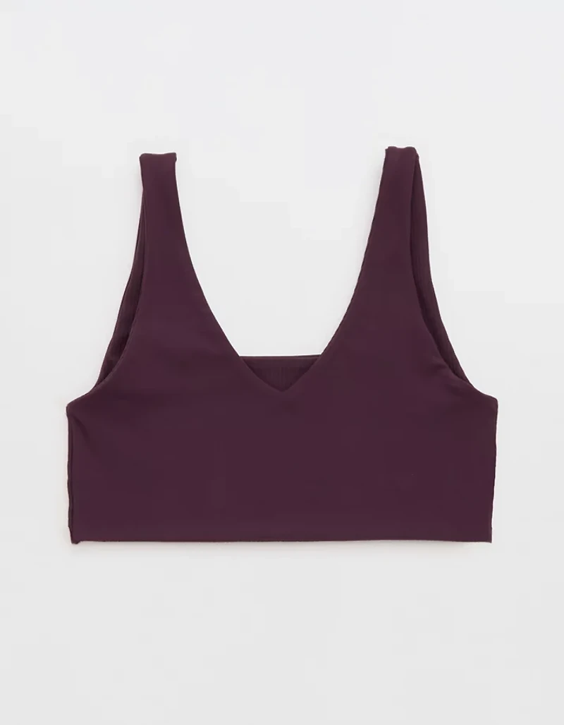 OFFLINE By Aerie Real Me XTRA Rib Switch Up V-Neck Sports Bra