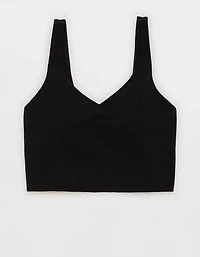 OFFLINE By Aerie Lace Low Key Longline Sports Bra