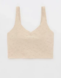OFFLINE By Aerie Lace Low Key Longline Sports Bra