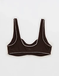 OFFLINE By Aerie Real Me XTRA Rib Picot Sports Bra