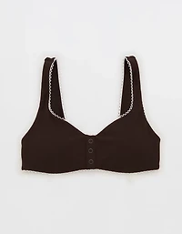 OFFLINE By Aerie Real Me XTRA Rib Picot Sports Bra
