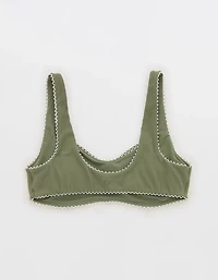 OFFLINE By Aerie Real Me XTRA Rib Picot Sports Bra
