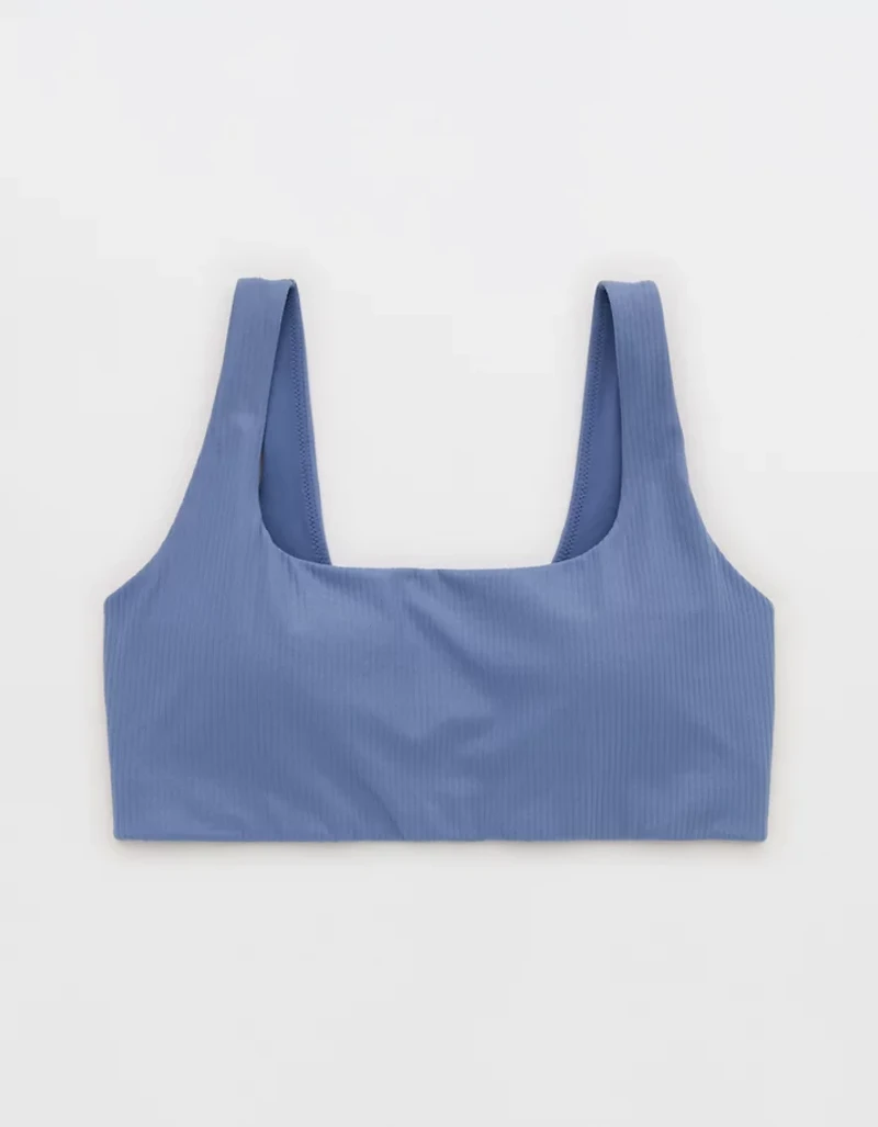 OFFLINE By Aerie Real Me XTRA Rib Foil Classic Sports Bra