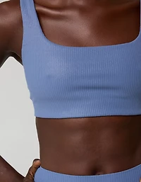 OFFLINE By Aerie Real Me XTRA Rib Foil Classic Sports Bra