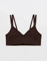 OFFLINE By Aerie Real Me Ruched Strappy Sports Bra
