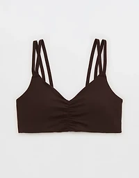 OFFLINE By Aerie Real Me Ruched Strappy Sports Bra