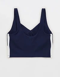 OFFLINE By Aerie Real Me Track Low Key Longline Sports Bra