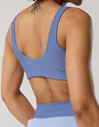 OFFLINE By Aerie Stripe Rib Classic Sports Bra