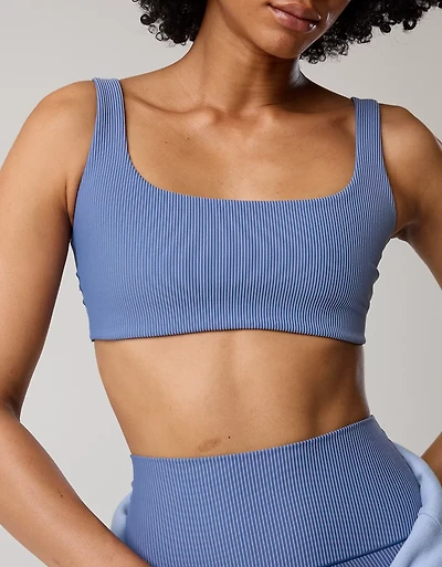 OFFLINE By Aerie Stripe Rib Classic Sports Bra