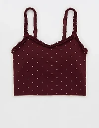 OFFLINE by Aerie Real Me XTRA Ruffle Longline Sports Bra