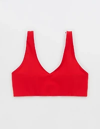 OFFLINE By Aerie Real Me XTRA Rib Piping Sports Bra