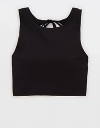 OFFLINE By Aerie Real Me XTRA Tie Back Longline Sports Bra
