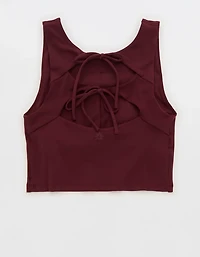 OFFLINE By Aerie Real Me XTRA Tie Back Longline Sports Bra