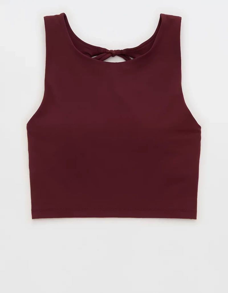 OFFLINE By Aerie Real Me XTRA Tie Back Longline Sports Bra