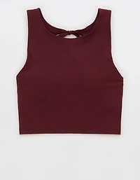 OFFLINE By Aerie Real Me XTRA Tie Back Longline Sports Bra