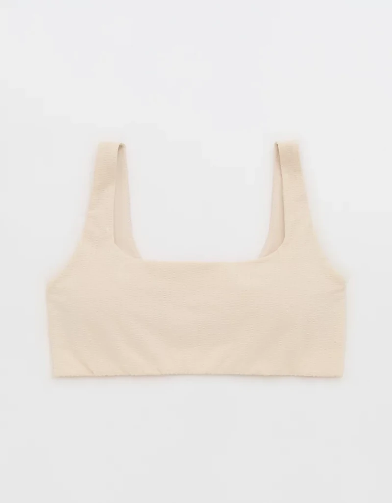 OFFLINE By Aerie Seersucker Classic Sports Bra
