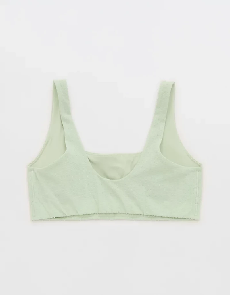 OFFLINE By Aerie Seersucker Classic Sports Bra