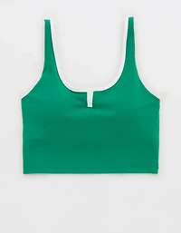 OFFLINE By Aerie Real Me Tipped Low Key Longline Sports Bra