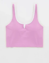 OFFLINE By Aerie Real Me Tipped Low Key Longline Sports Bra